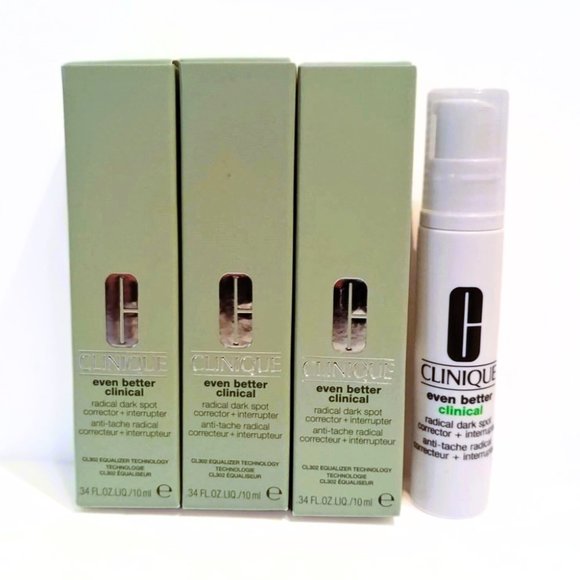 CLINIQUE Even Better Clinical Radical Dark Spot Corrector + Interrupter Lot of 3 - Picture 3 of 5